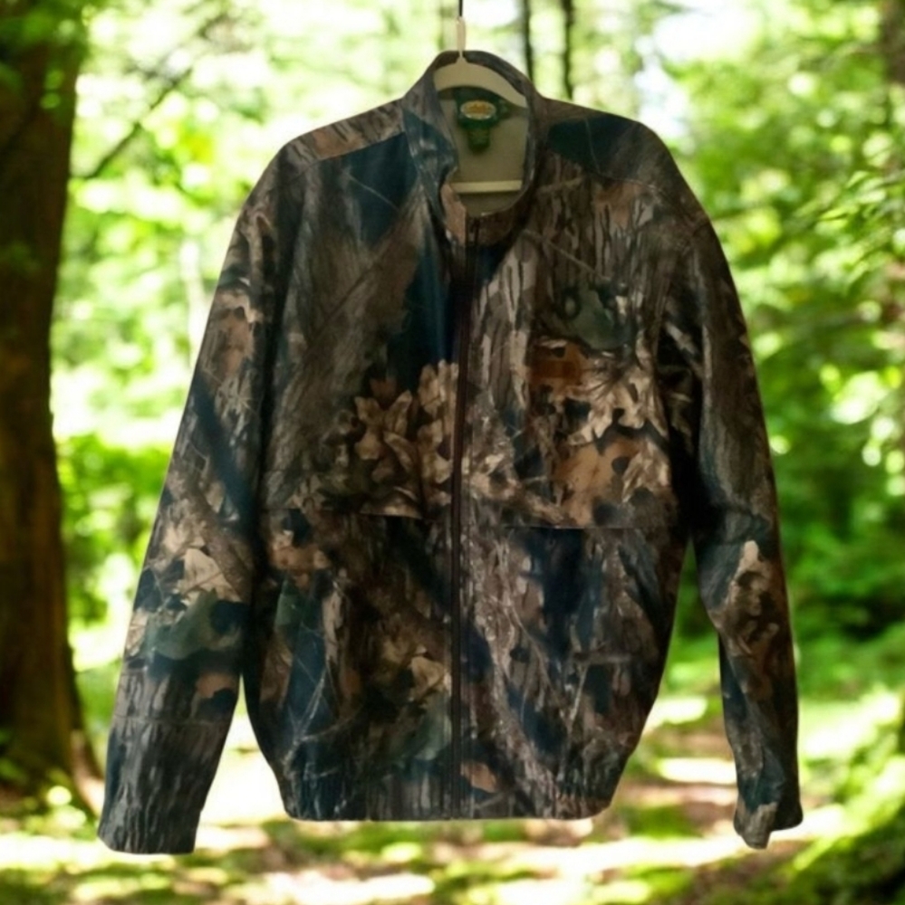Men's Camouflage Hunting Jacket - Realtree-Style Camo